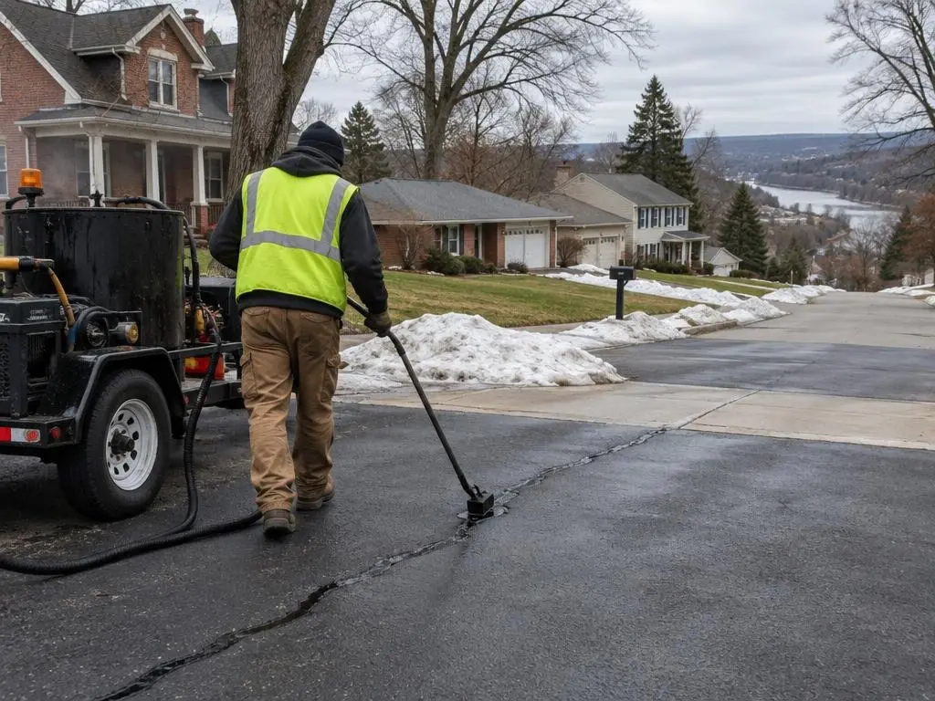 Crack Sealing in Grand Rapids, MI